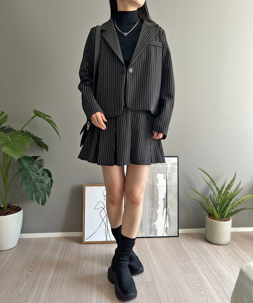 Jewelobe（ジュエローブ） セットアップ ピンストライプジャケット