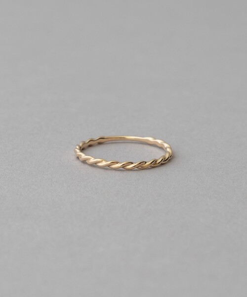 ete（エテ） 指輪 リング 「レイヤード」 K10YG ツイスト リング