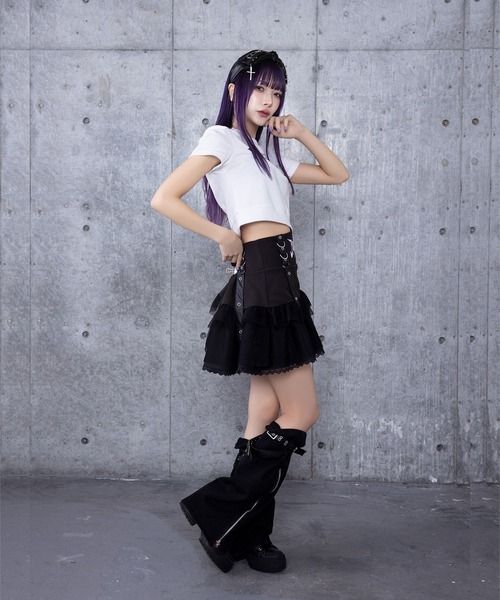 Amilige（アミリージュ） スカート ハイウエストチュールスカート