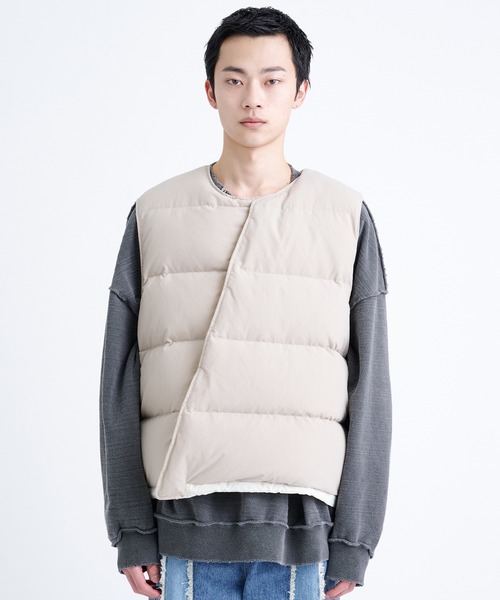 JieDa（ジエダ） ダウンベスト ベスト PUFFER VEST メンズ : ZOZOTOWN
