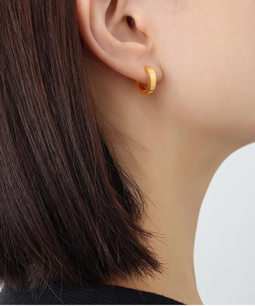 COO+i（クーイ） ピアス 「片耳用」サージカルステンレスフープピアス