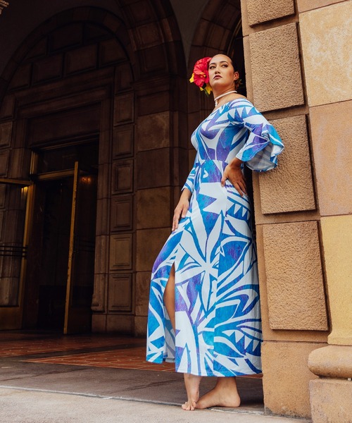 Maunaloa（マウナロア） ドレス 「Maunaloa」Ocean Blue Bird ティア