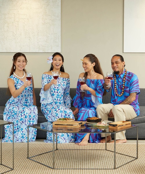 Maunaloa（マウナロア） ドレス 「Maunaloa」Ocean Blue Bird ティア