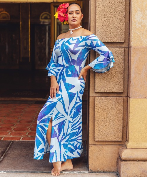 Maunaloa（マウナロア） ドレス 「Maunaloa」Ocean Blue Bird ティア