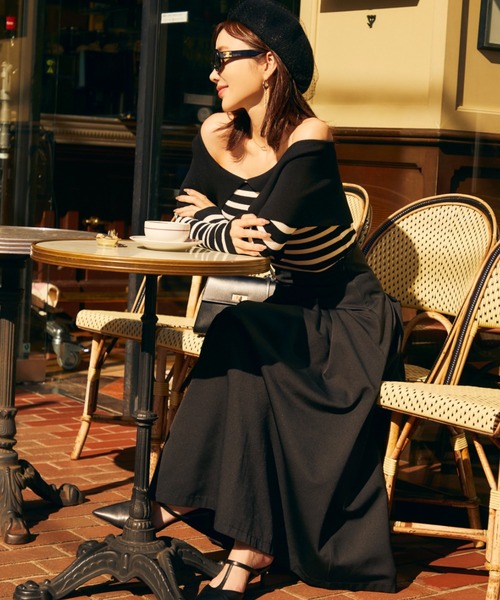 EIMY ISTOIRE（エイミーイストワール） スカート タックフレアスカート