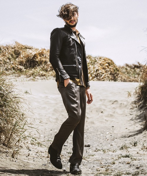 NO ID.（ノーアイディー） 革ジャン ライダース 「NO ID.」Cow Leather