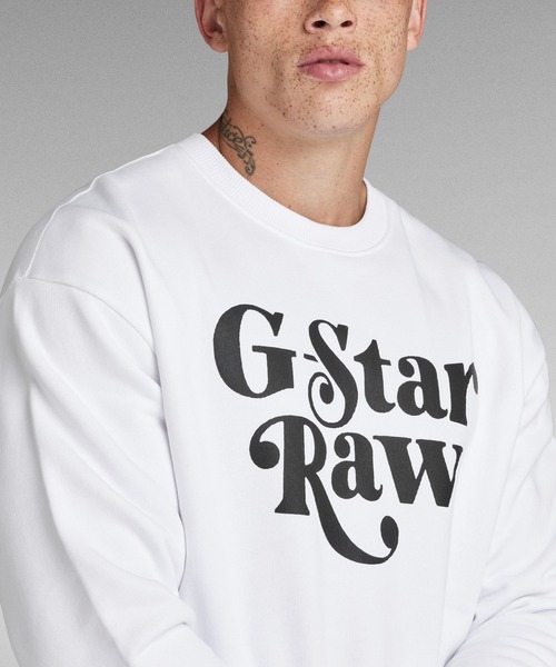 G-STAR RAW トレーナー スウェット 「UNISEX」FOXY BOXY SWEATER