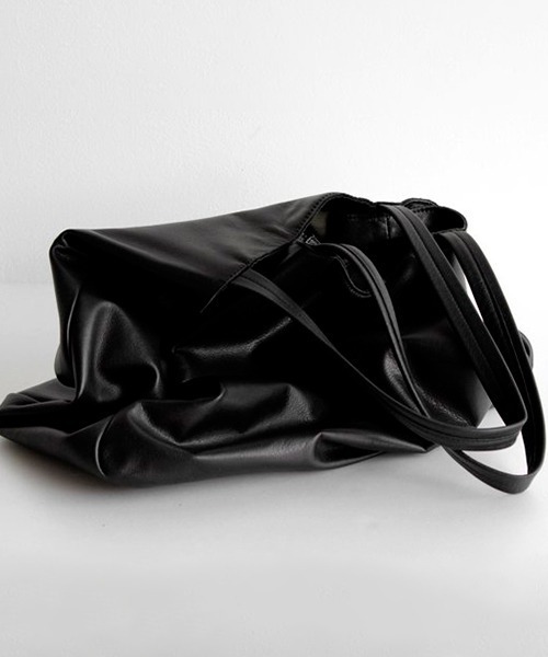 kalsac ショルダーバッグ バッグ レザートートバッグ Sac grand noir