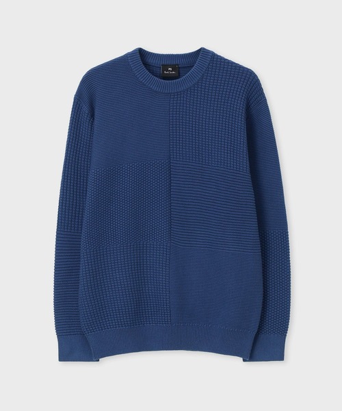 PS Paul Smith セーター ニット テクスチャード パッチワーク / 152404