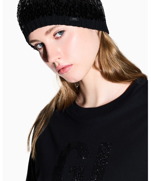 ARMANI EXCHANGE ニット帽 ニットキャップ 「A|X アルマーニ