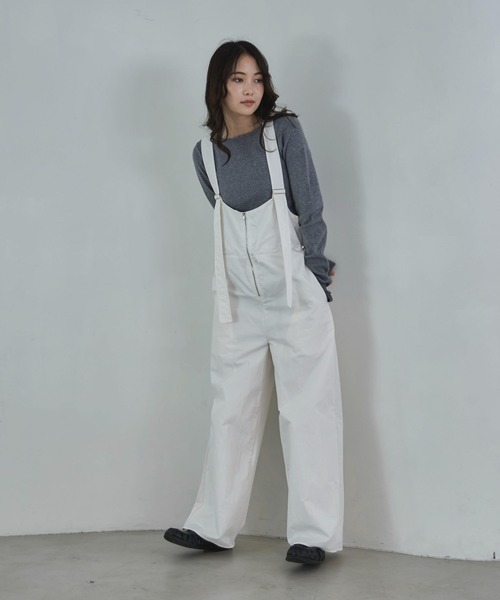 feepur（フェピュール） サロペット オーバーオール 2wayドロスト