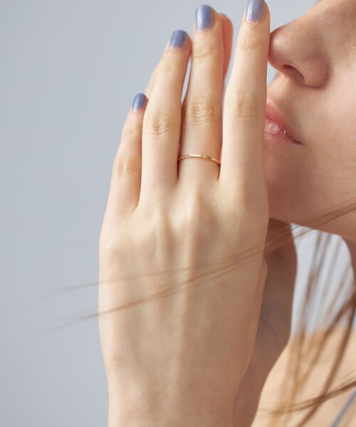 ete（エテ） 指輪 リング 「クレール」K18YG アロウカット リング