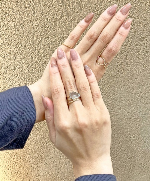 ete（エテ） 指輪 リング 「クレール」K18YG アロウカット リング