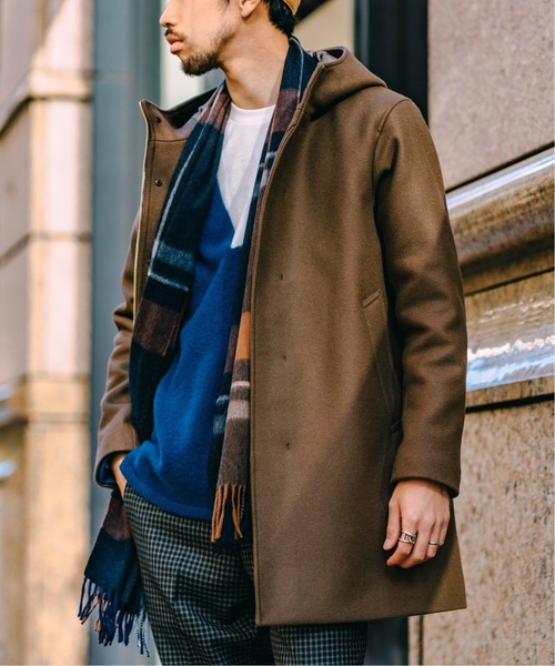 EDIFICE（エディフィス） コート MEDIUM ブラウン メンズ : ZOZOTOWN