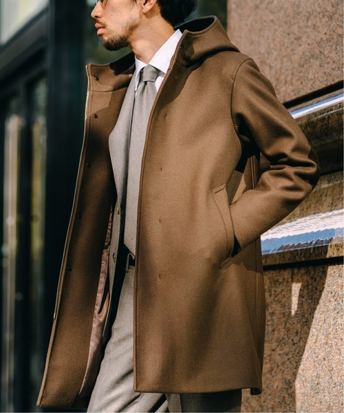 EDIFICE（エディフィス） コート MEDIUM ブラウン メンズ : ZOZOTOWN