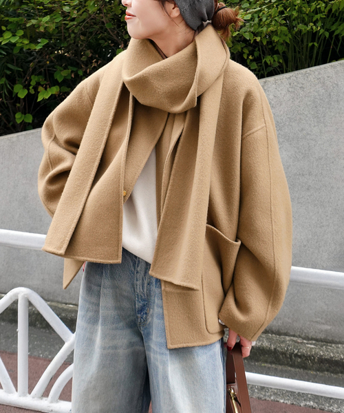 Spick＆Span（スピック アンド スパン） ノーカラーコート コート