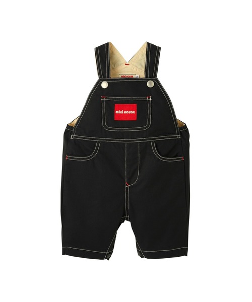 MIKI HOUSE（ミキハウス） サロペット オーバーオール カラバリ6分丈
