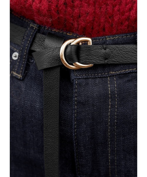 STYLE DELI（スタイルデリ） ベルト 結ぶロングレザーベルト20mm／GD