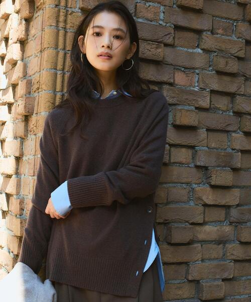 UNTITLED（アンタイトル） ニット セーター 「重ね着もおすすめ/洗える