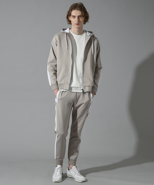 5351 POUR LES HOMMES パーカー 「セットアップ対応」ポンチZIP