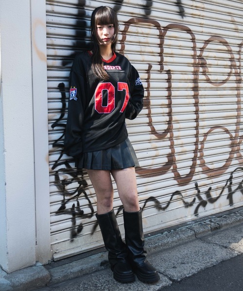 LTR DEPTH tシャツ LTR DEPTH/ナンバリングホッケーロンT メンズ