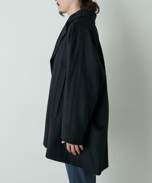 Lui's（ルイス） チェスターコート FREE ブラック メンズ : ZOZOTOWN