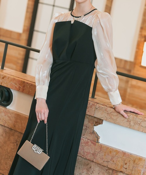 Dorry Doll（ドリードール） ドレス ドットスリーブマーメイドドレス