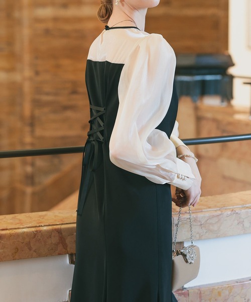 Dorry Doll（ドリードール） ドレス ドットスリーブマーメイドドレス