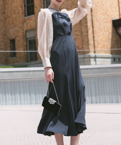 Dorry Doll（ドリードール） ドレス ドットスリーブマーメイドドレス