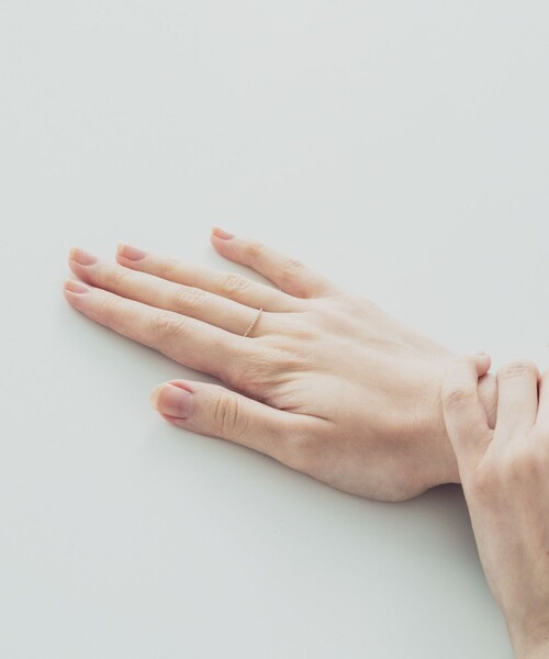 ete bijoux（エテ ビジュー） 指輪 リング K18YG スキニー