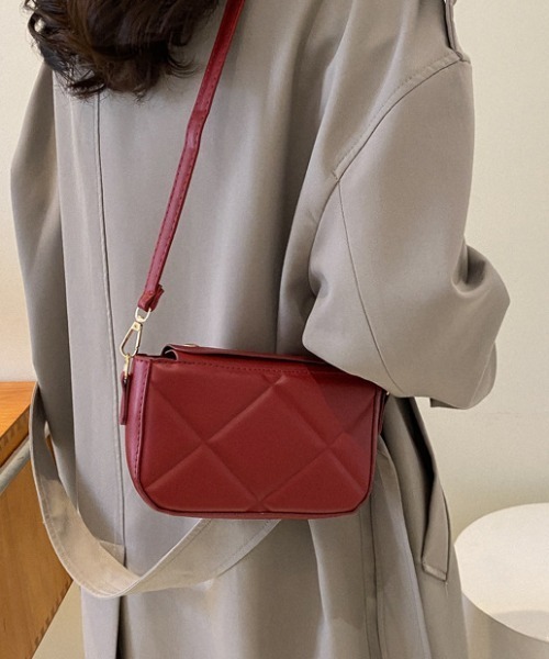 ショルダーバッグ バッグ キルティングミニショルダーバッグ