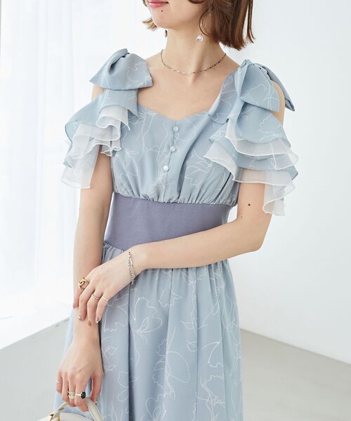 MAJESTIC LEGON（マジェスティックレゴン） ワンピース フリルリボン