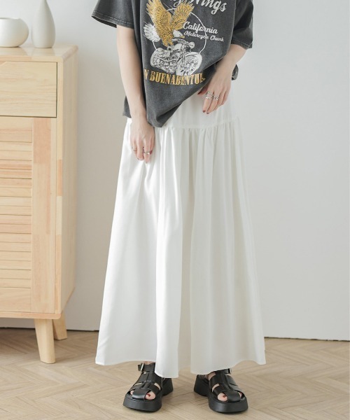 スカート ギャザーロングスカート : ZOZOTOWN Yahoo!店 - 通販 - Yahoo