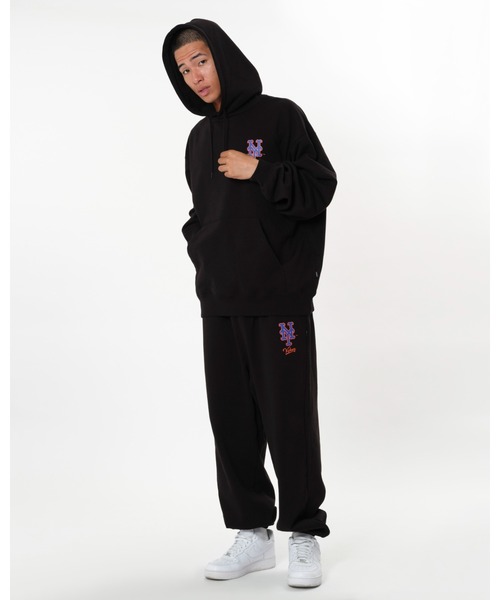 KEBOZ（ケボズ） パーカー × MLB NEW YORK METS LOGO SWEAT HOODIE