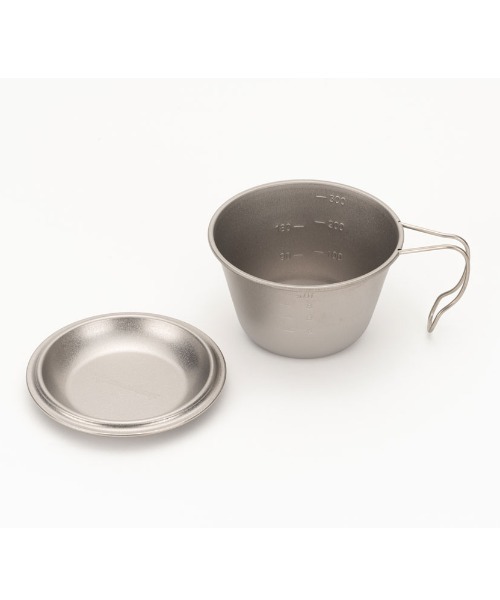 snow peak（スノーピーク） 深型チタンシェラカップ 蓋付き コップ