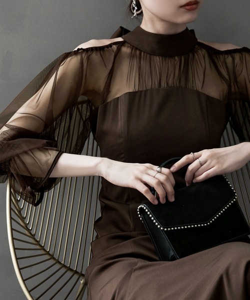 etoll.（エトル） ドレス カットアウトマーメイドドレス : ZOZOTOWN