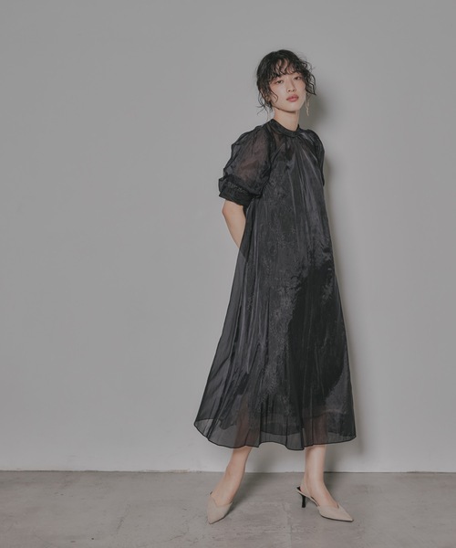 niana（ニアナ） ドレス 「着丈が選べる」Aラインオーガンジーレース