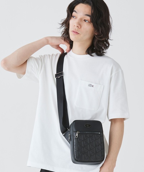 LACOSTE（ラコステ） ショルダーバッグ NOMOGRAMME スプレットレザー