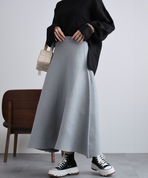 sakishimatokyo スカート ニットフレアスカート : ZOZOTOWN Yahoo!店