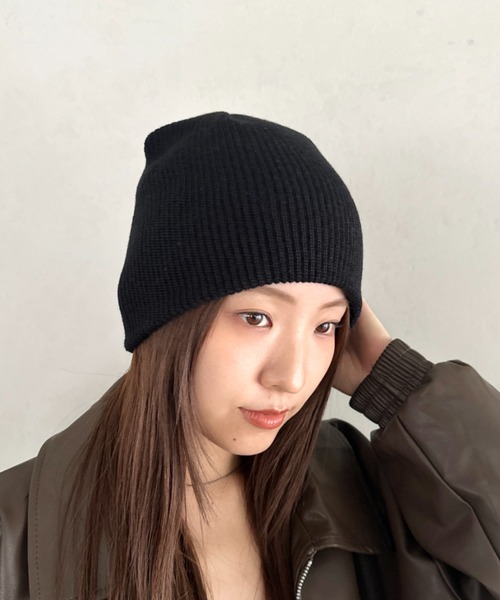 b.Eautiful ニット帽 ニットキャップ 「b.Eautiful/ビューティフル