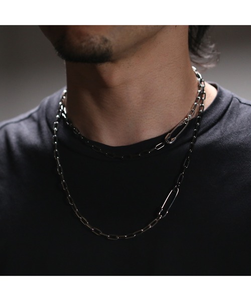 JAM HOME MADE（ジャムホームメイド） ネックレス 安全ピン 長アズキ