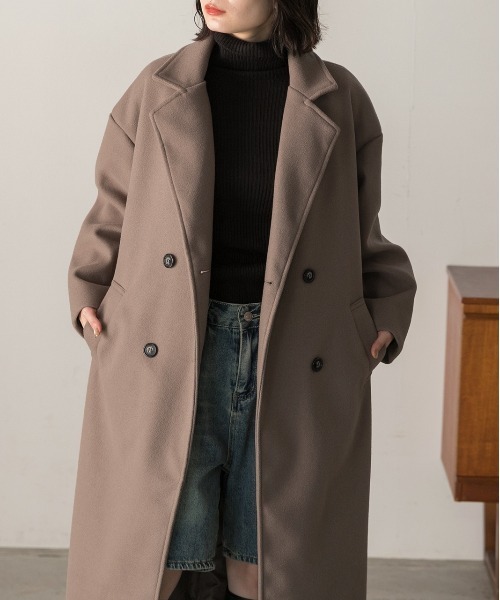 ad thie（アドティエ） コート チェスターコート ダブル チェスター