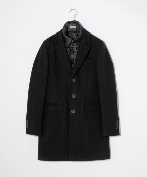 HERNO（ヘルノ） チェスターコート コート メンズ : ZOZOTOWN Yahoo!店