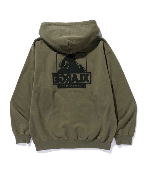 XLARGE（エクストラ ラージ） パーカー BACKSIDE OG W-ZIP HOODED