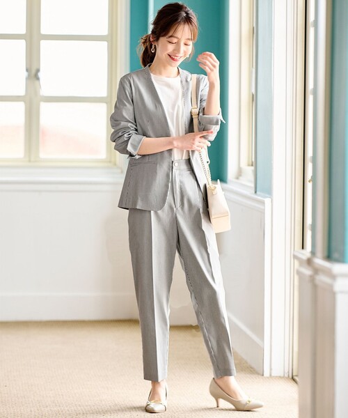 ANY SIS（エニィスィス） ジャケット ノーカラージャケット 「洗える