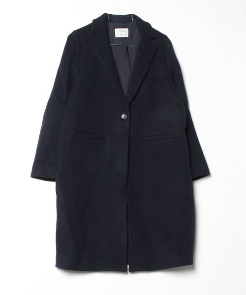 STUDIOUS（ステュディオス） チェスターコート 1 ネイビー レディース