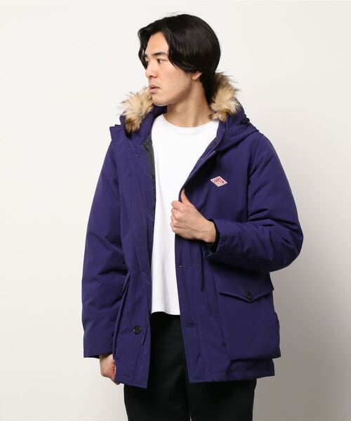 Danton（ダントン） ダウンジャケット LARGE パープル メンズ