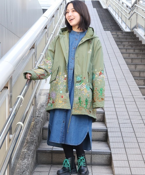 go slow caravan（ゴースローキャラバン） モッズコート コート