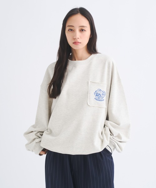 Remember. トレーナー スウェット カットオフポケットドローコード