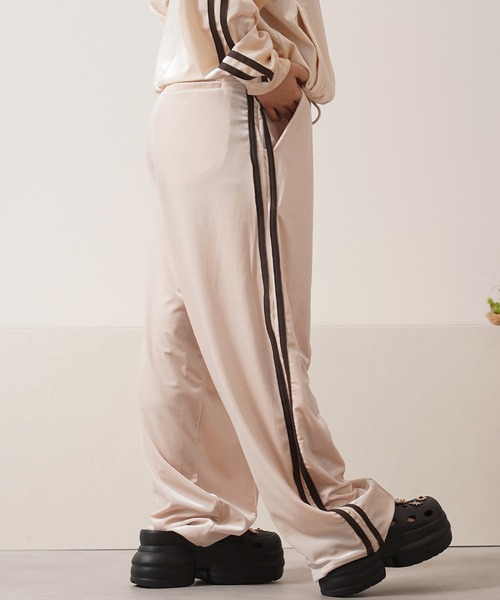 スウェットパンツ ジャージ 「セットアップ 対応」 サイドライン